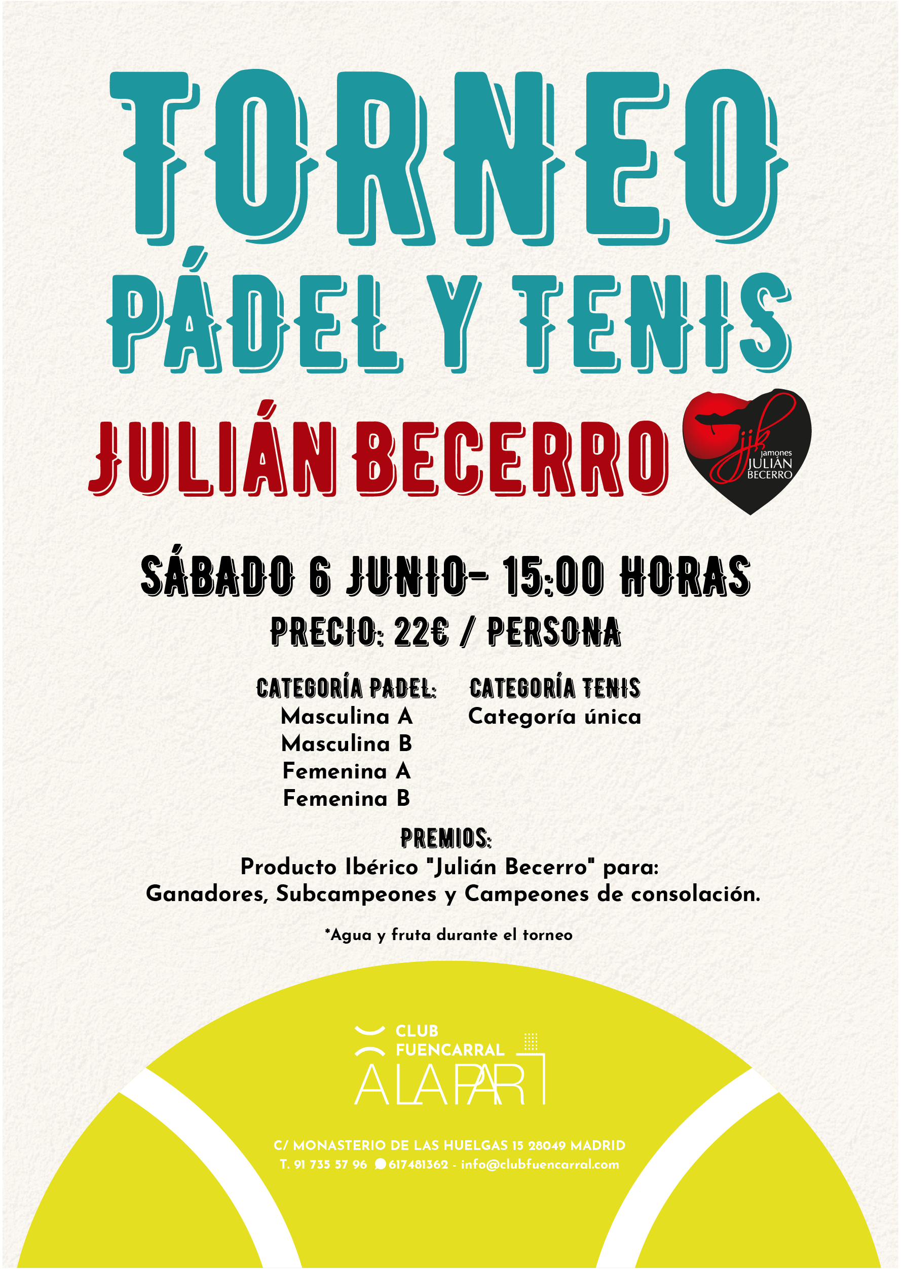 Torneo de Pádel y Tenis "Julian Becerro"